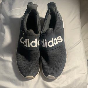 Adidas grey tieless tennis shoe
